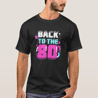 Zurück in die 80er Jahre der 80er Jahre Party Kost T-Shirt