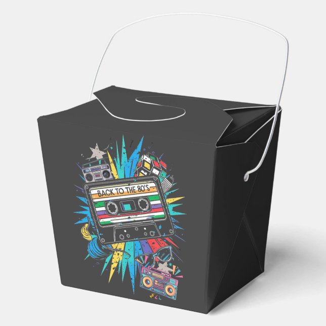 Zurück in die 80er Jahre Geschenkschachtel (Vorderseite)