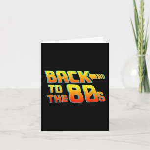 Zurück in die 80er - Kostüm Lustiges Kleid Party I Karte