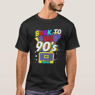 Zurück in die 90er Jahre Disco Radio und Techno Er T-Shirt