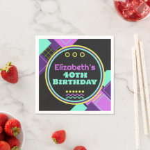Zurück in die 90er Jahre Retro Geburtstag