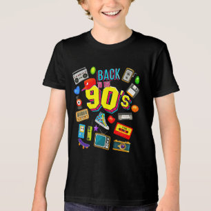Zurück in die 90er Jahre: Retro Remix T-Shirt Tri-Blend Shirt