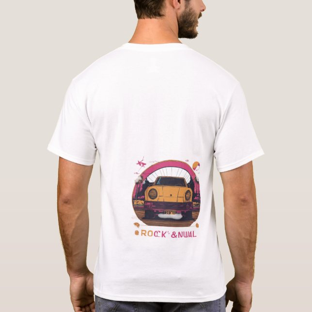 Zurück in die 90er Jahre: Retro Vibes T-Shirt (Rückseite)