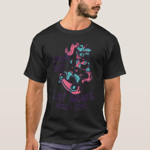 Zurück in die Schule Ausblick 1. Klasse, hier komm T-Shirt