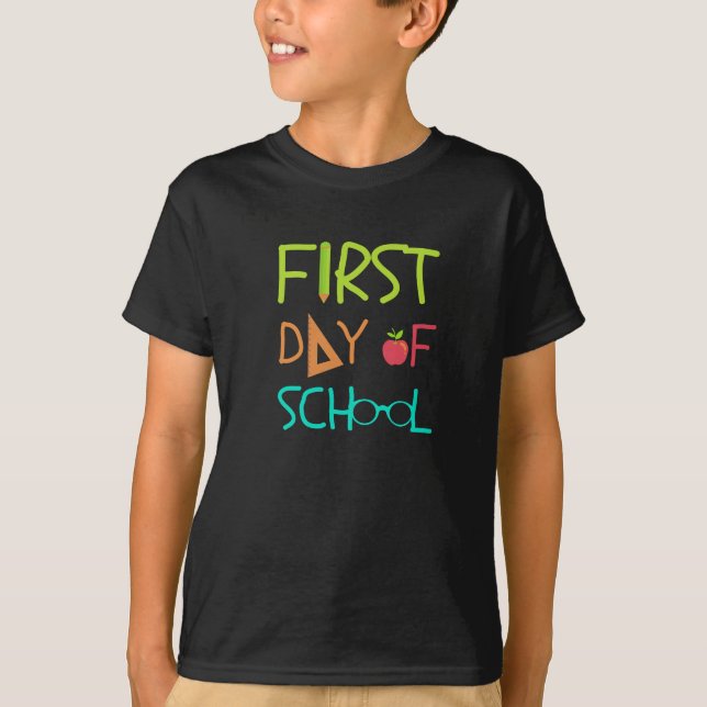 "Zurück in die Schule" Bereit T - Shirt (Vorderseite)