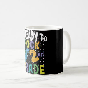 Zurück in die Schule bin ich bereit für den zweite Kaffeetasse