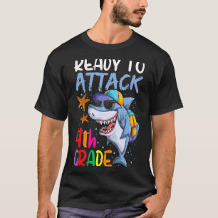 Zurück in die Schule für Junge bereit, Angriff 4. T-Shirt