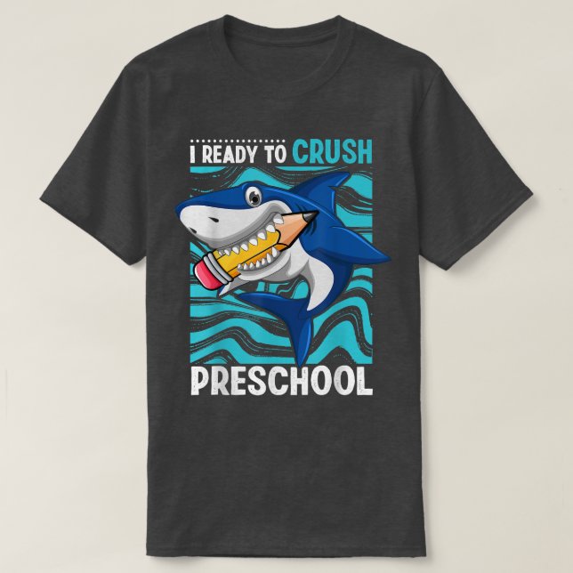 Zurück in die Schule Ich bin bereit, vorschulische T-Shirt (Design vorne)