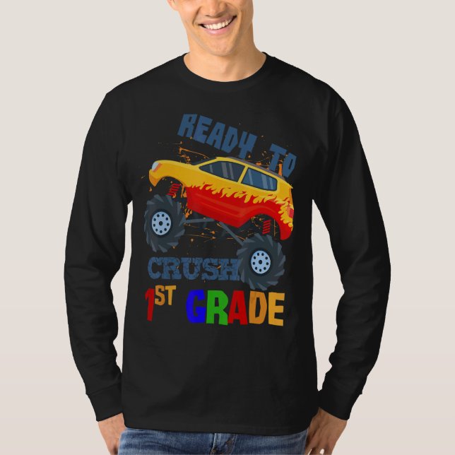 Zurück in die Schule Ich zerschlagene Monster der  T-Shirt (Vorderseite)