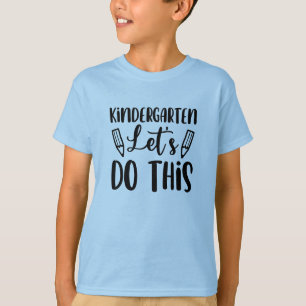 Zurück in die Schule, machen wir diese Typografie T-Shirt