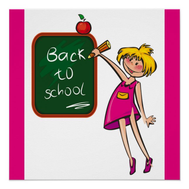 ZURÜCK IN DIE SCHULE POSTER (Vorderseite)
