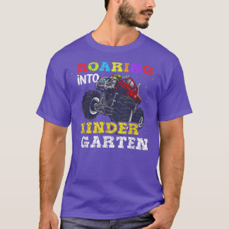 Zurück in die Schule Rodeln in das Kindergartenmon T-Shirt