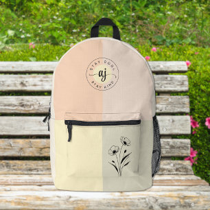 Zurück-in-die-Schule-Rucksack – Bleib cool, bleib  Bedruckter Rucksack