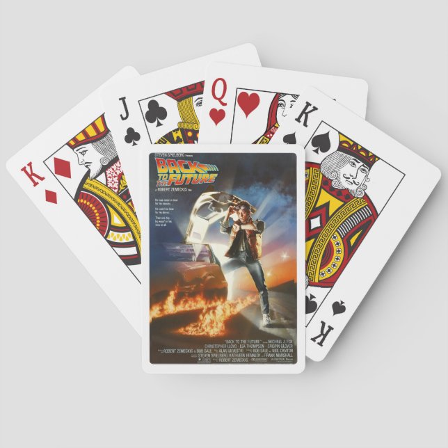 Zurück in die Zukunft. Spielkarten (Rückseite)