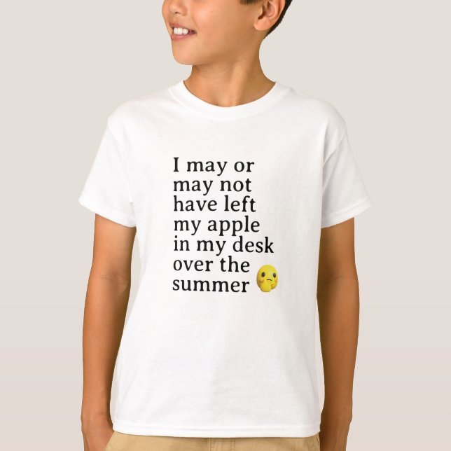 Zurück in Schuloutfits T - Shirt (Vorderseite)