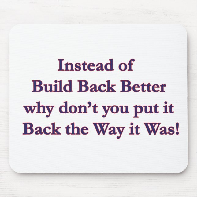 Zurück Mousepad (Vorne)