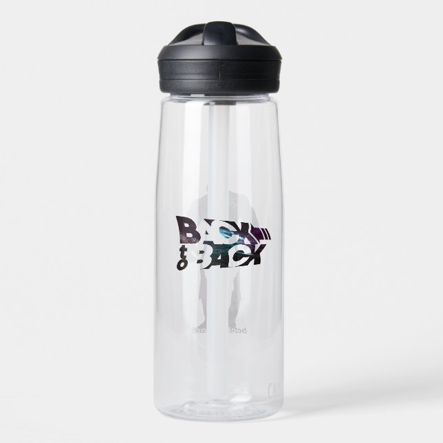Zurück nach hinten | 25oz Wasserflasche Trinkflasche (Vorne)