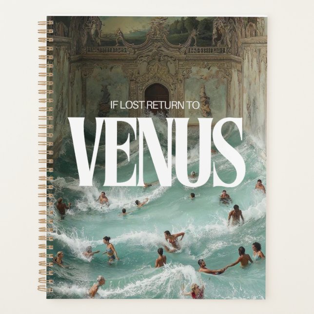 Zurück nach Venus 2026 Planer (Vorderseite)