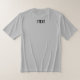 Zurück Print Design Template Moderne Sportgeräte T-Shirt (Laydown Back)