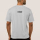 Zurück Print Design Template Moderne Sportgeräte T-Shirt (Rückseite)