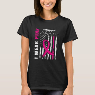 Zurück Print Pink Mama Brustkrebs-Bewusstsein T-Shirt