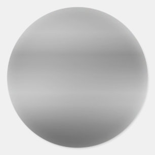 Zurück Silver Template anpassen Runder Aufkleber