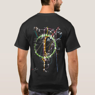 Zurück vorne Zugang zur Sehenswürdigkeit in Tokio T-Shirt