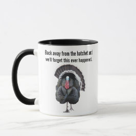 Zurück weg vom Hatchet und wir werden das vergesse Tasse