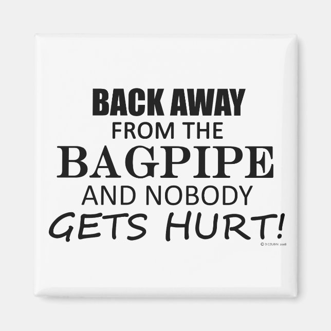 Zurück weg von Bagpipe Magnet (Vorne)