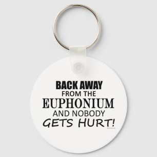Zurück weg von dem Euphonium Schlüsselanhänger