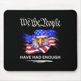 Zurück - wir, die Menschen haben genug Mousepad