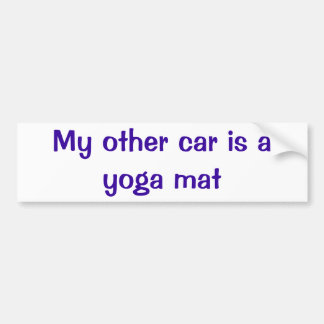 Zurück zu dem Anfang-Yoga-Matten-Autoaufkleber Autoaufkleber