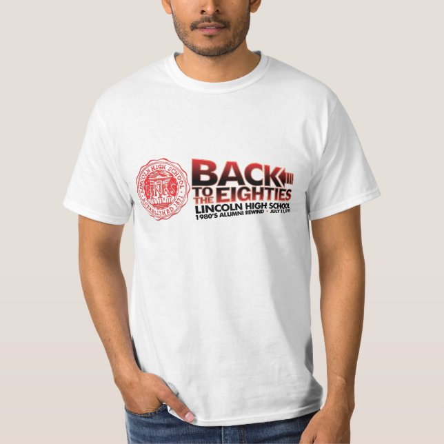 Zurück zu dem Jahr-T - Shirt (Vorderseite)
