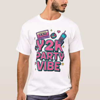 Zurück zu den 2000er Retro-Design Vintage-Themenpa T-Shirt