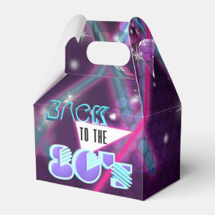 ZURÜCK ZU DEN 80ER Glamour Party Retro Geschenkbox Geschenkschachtel