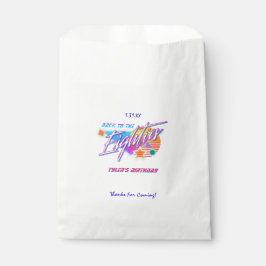 Zurück zu den 80er Jahren Neon Fvor Bags Geschenktütchen
