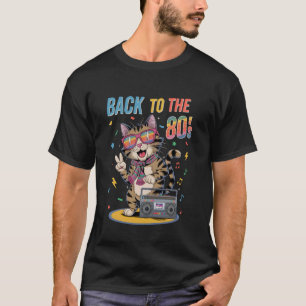 Zurück zu den 80er-Katzen-Party-Outfit 80er-Outfit T-Shirt