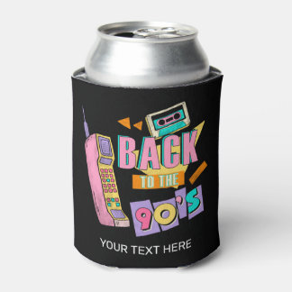 Zurück zu den 90er Jahren Nostalgie Pink Yellow Bl Dosenkühler