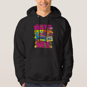 Zurück zu den 90ern 90er Disco Radio und Techno Är Hoodie