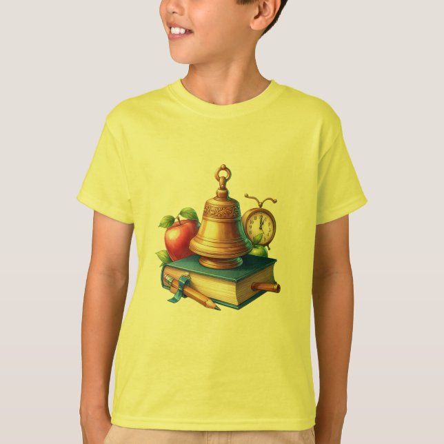 Zurück zu den Essentials Boy's der Schule T-Shirt (Vorderseite)