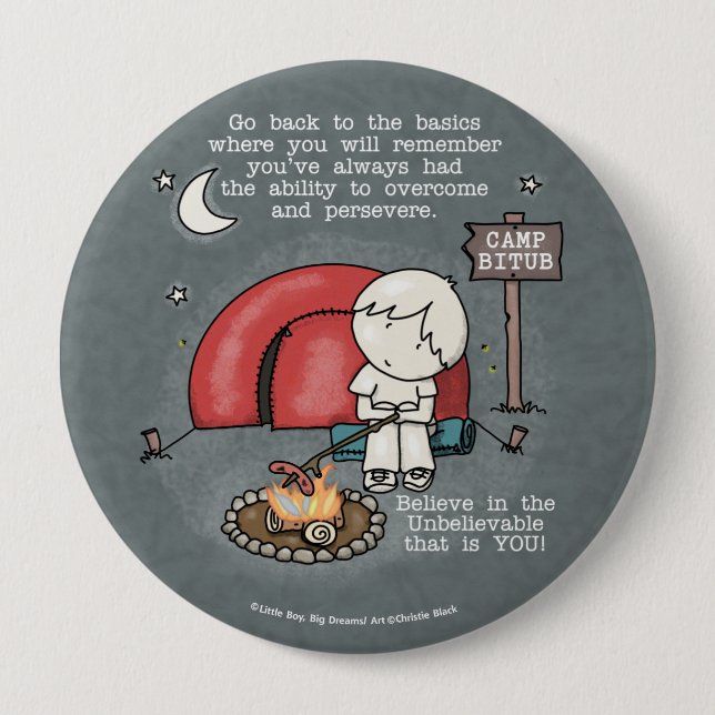 Zurück zu den Grundlagen Button (Vorderseite)