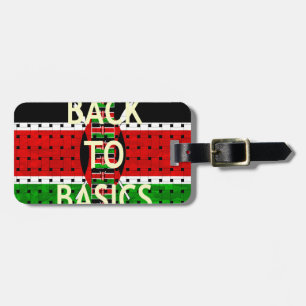 Zurück zu den Grundlagen: Kenia Flag Themed Wealth Gepäckanhänger