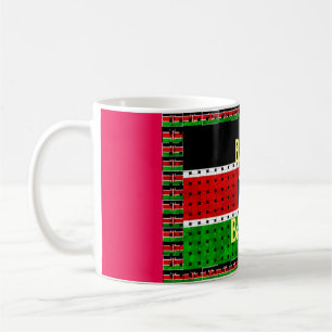 Zurück zu den Grundlagen: Kenia Flag Themed Wealth Kaffeetasse