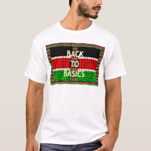 Zurück zu den Grundlagen: Kenia Flag Themed Wealth T-Shirt