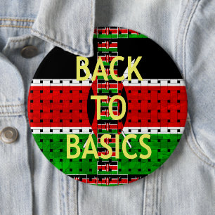 Zurück zu den Grundlagen: Kenia-Flagge Themen-Webk Button