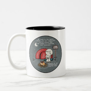 Zurück zu den Grundlagen Zweifarbige Tasse