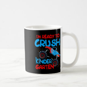 Zurück zu den Jungen am ersten Tag des Kindergarte Kaffeetasse