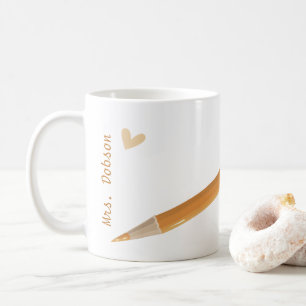 Zurück zu den Lehrern der Schule: Klassischer gelb Kaffeetasse