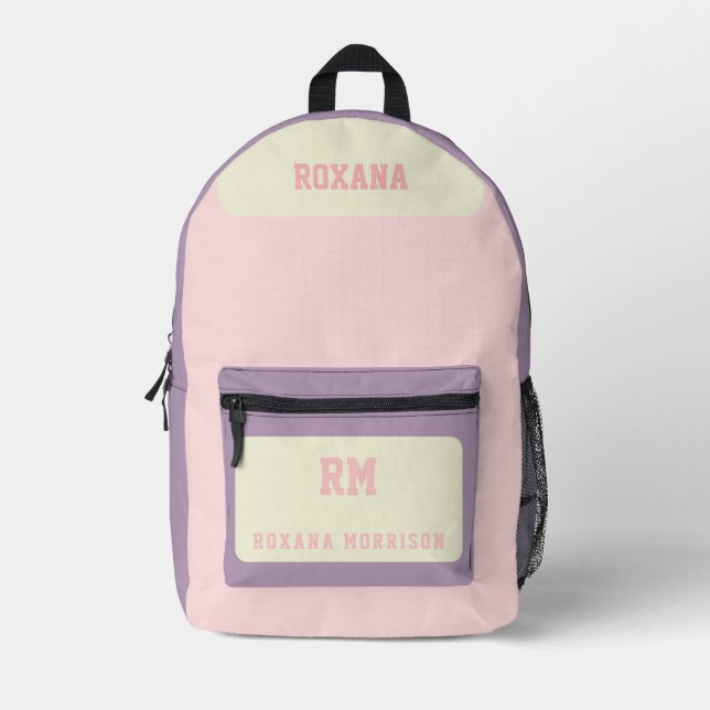 zurück zu den Schulrucksäcken für Mädchen moderne  Bedruckter Rucksack (Vorderseite)