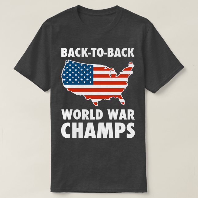 Zurück zu den Weltmeistern USA T-Shirt (Design vorne)